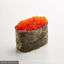 Halal De haute qualité surgelé poisson en conserve chevronné roe tobiko orange 500g